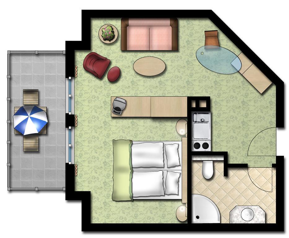 Castello Apartments Люнебург Номер фото